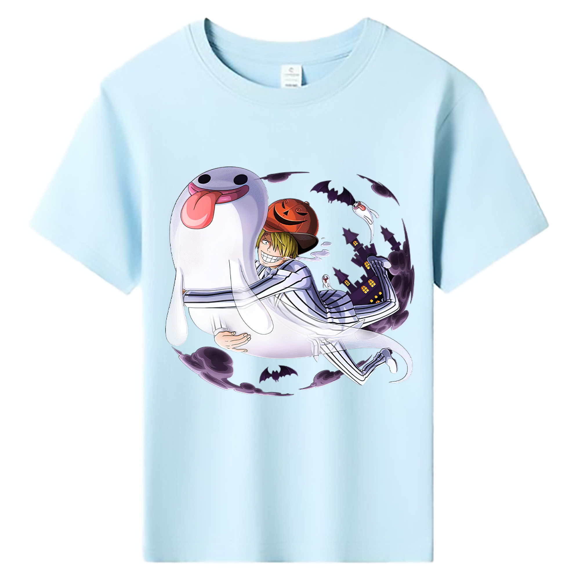 （画像用） ワンピース サンジ ONE PIECE Sanji 綿100％キッズTシャツ（フロントプリント）